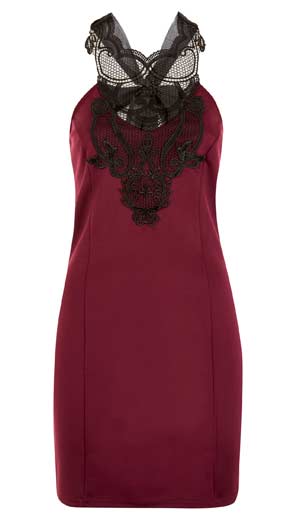 Elegante-vestido-de-noche-en-bordeaux-con-gaza
