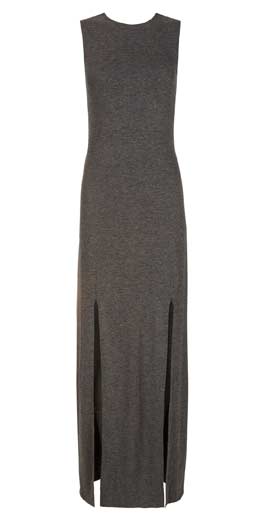 Largo-vestido-gris-sin-mangas