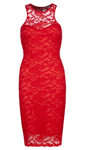 Sencillo-y-provocativo-vestido-rojo