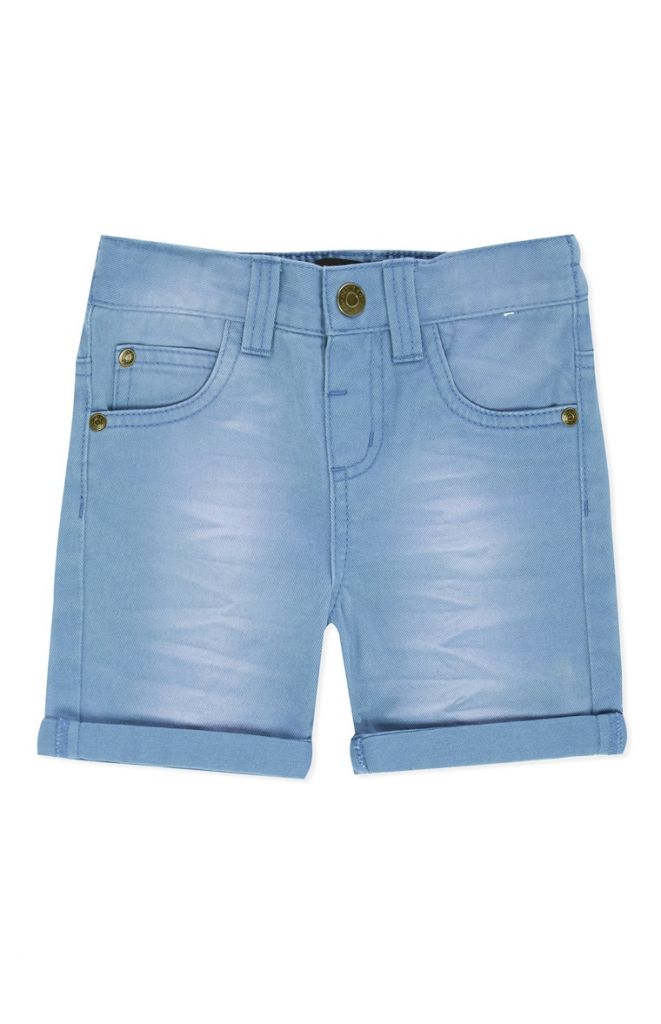 Pantalón corto vaquero azul eléctrico
