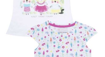 Pack de 2 camisetas estampadas «Friends»