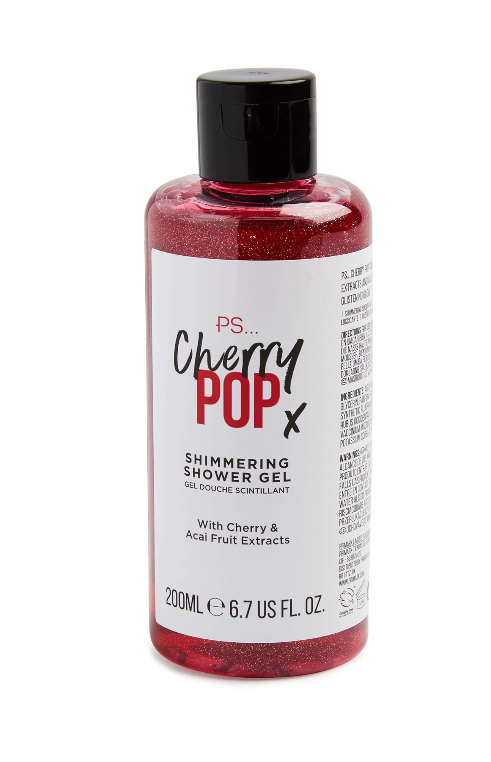 Perfumes de Primark, inspiración natural para tus cinco sentidos - primark kimball 0384901 01 cherry pop shimmering shower gel 2.50 b5a1b scaled